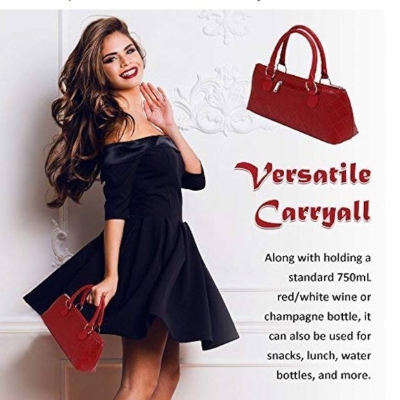 NEW Primewear Insulated Wine Bag / Clutch, Red, New With Tags. Great 4 Christmas - Picture 10 of 16